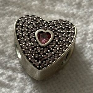 Pandora Heart 925 Silver Charm